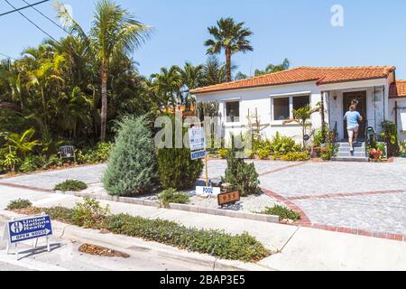 Miami Beach Florida, Normandy Shores, offenes Haus, Vitrine Verkauf, am Wasser, FL110331119 Stockfoto