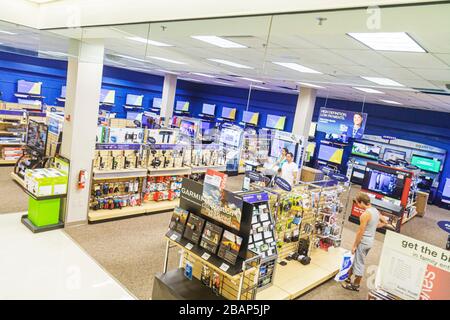 Miami Florida, Aventura Mall, Vitrine Verkauf, Kaufhaus, Sears, Elektronik, FL110825092 Stockfoto