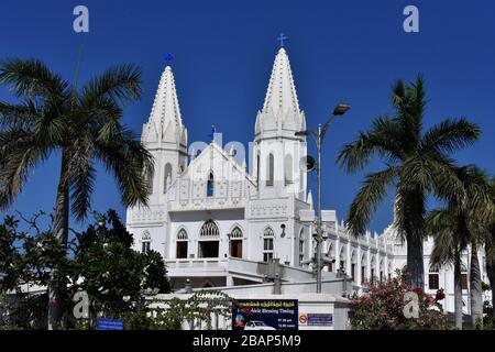 Annai Velangkanni Kirche Stockfoto