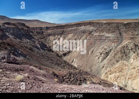 Star Wars Canyon von Father Crowley Vista Point, Tod Valley National Park, Kalifornien, Vereinigte Staaten. Stockfoto