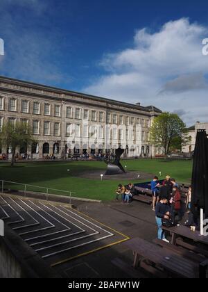 Irland, Dublin, Trinity College, alte Bibliotheksgebäude, außen Stockfoto