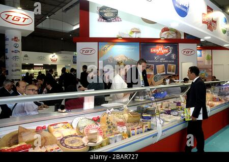 Stand TGT quesos Franceses, feria Alimentaria 2018 Stockfoto