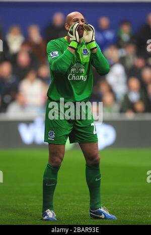 Tim Howard, Everton Torhüter Stockfoto