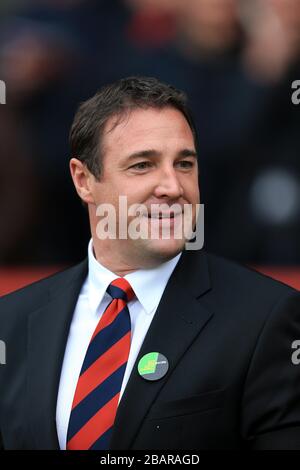 Cardiff City Manager Malky Mackay Stockfoto