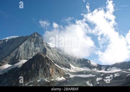 Blick auf den mont-blanc de Cheilon im wallis, schweiz Stockfoto