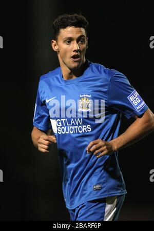 Matt Mainwaring von Stockport County Stockfoto