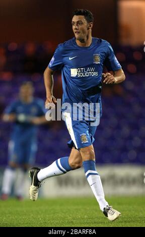 Matt Mainwaring von Stockport County Stockfoto