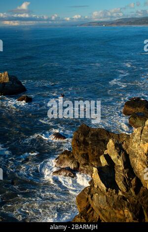 Blick vom Wedding Rock, Patrick's Point State Park, Kalifornien Stockfoto