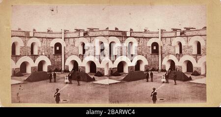 Fort Lafayette, NY, von Mathew Brady (Attrib), ca. 1865 Stockfoto
