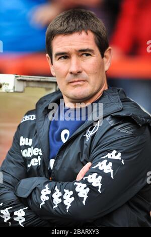 Derby County Manager Nigel Clough Stockfoto