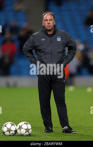 David Platt, Trainer der ersten Mannschaft von Manchester City Stockfoto