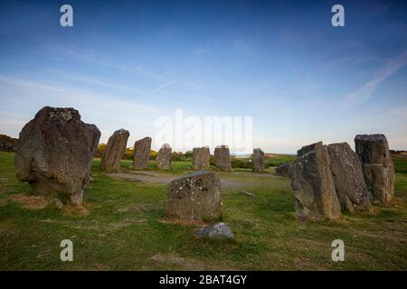 Steinkreis Von Drombeg. County Cork, Irland Stockfoto