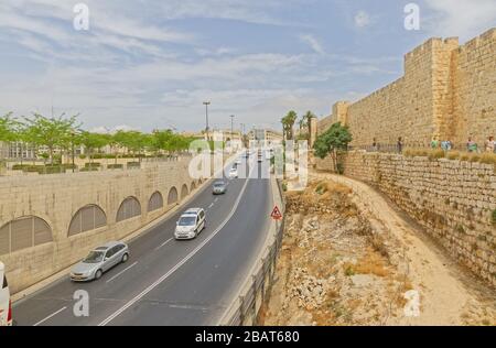 Moderne Geschichte in Jerusalem Stockfoto