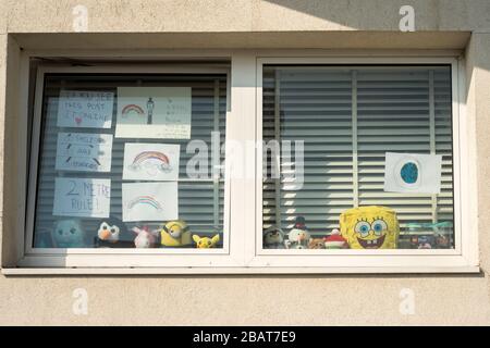 LEERE HOHE STRASSE Stockfoto