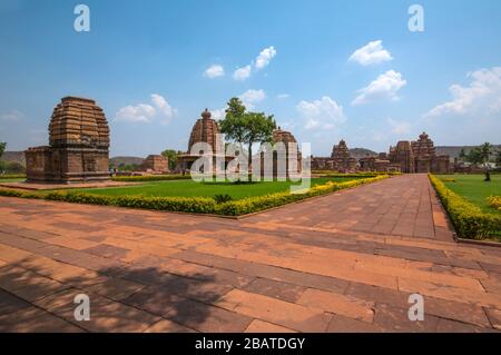 Tempel in Pattadakal indien Stockfoto