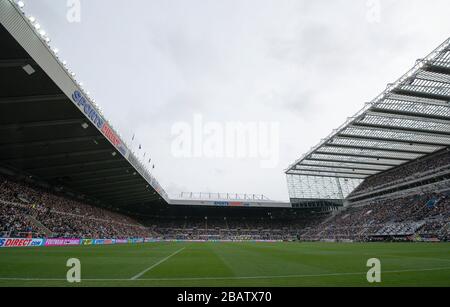 Ein allgemeiner Blick auf den St James' Park, der Heimat von Newcastle United Stockfoto