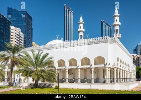 Moschee von Scheich Khalifa bin Zayed die erste in Abu Dhabi, VAE Stockfoto