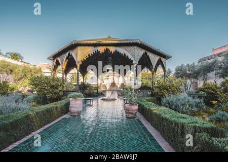 Le Jardin Secret Garden, Marrakesch, Marokko, alte Madina, Marrakesch, Marokko. Stockfoto