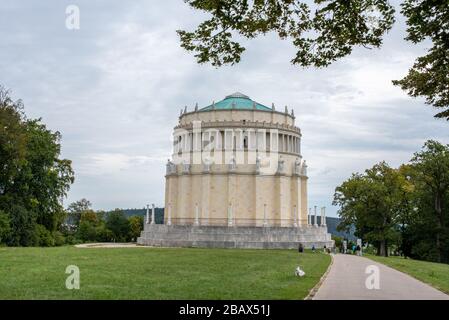 Die von König von Bayern Ludwig I. nach dem Sieg über Napoleon, Bayern/Deutschland, erbaute Befreiungsshalle in Kelheim Stockfoto