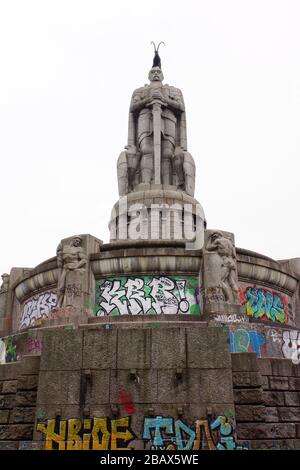 Das ist das aelbische Elbpark, Hamburg, Deutschland Stockfoto