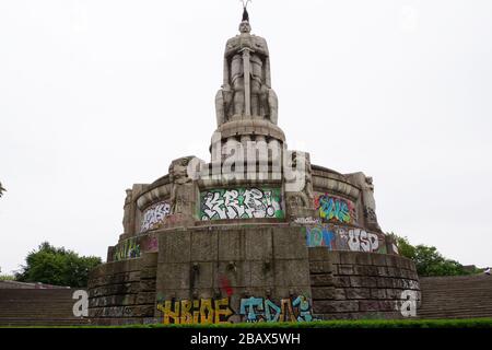 Das ist das aelbische Elbpark, Hamburg, Deutschland Stockfoto