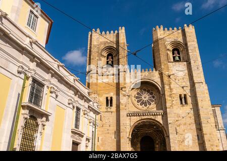 Kathedrale von Lissabon (Sé de Lisboa) Stockfoto