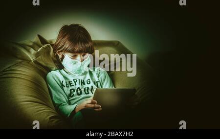 Kovid19 Coronavirus Outbreak-Konzept Stockfoto