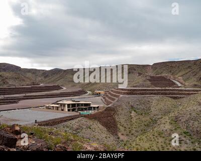 Schöne Wohngegend der MacDonald Ranch in Henderson, Nevada Stockfoto