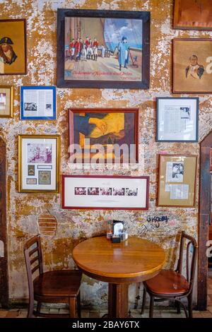 Im Inneren des Napoleon House historisches Restaurant und Bar, New Orleans French Quarter New Orleans, Louisiana, USA. Stockfoto