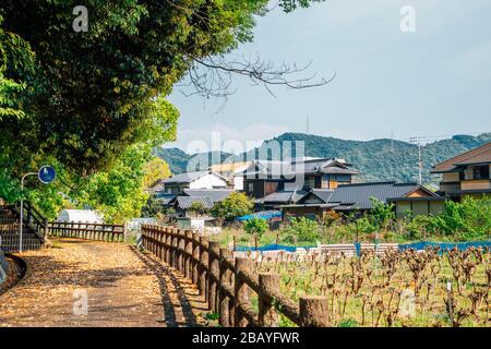 Ländlicher Ort in Matsuyama, Japan Stockfoto