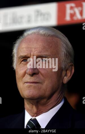 Irlands Manager Giovanni Trapattoni auf der Touchline Stockfoto