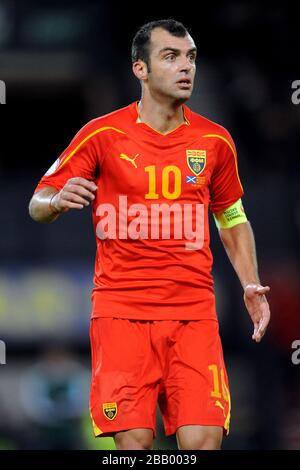 Goran Pandev, Mazedonien Stockfoto