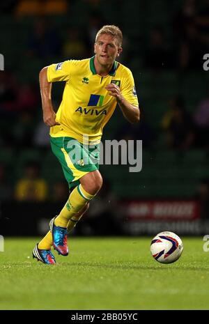 Michael Turner von Norwich City im Einsatz Stockfoto