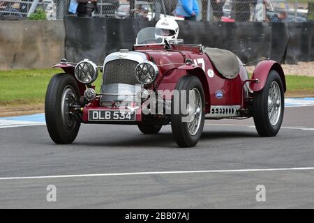 Robert Blakemore, Aston Martin, Speed Model, DLB 534, Mad Jack, Sportwagen vor dem Krieg, DHF 2015, Oldtimer, Classic-Event, Classic Racing Cars, DHF, Stockfoto