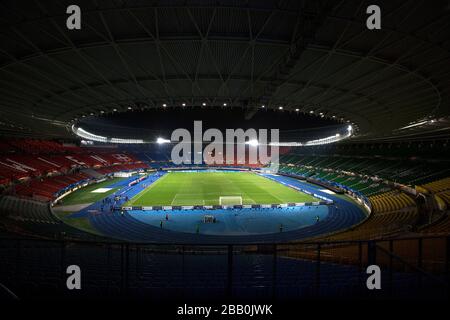 Ein allgemeiner Blick auf das Ernst Happel Stadion, Heimstadion von Österreich Wien Stockfoto