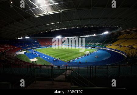 Ein allgemeiner Blick auf das Ernst Happel Stadion, Heimstadion von Österreich Wien Stockfoto