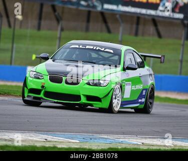 Lucky Khera, BMW M3 E92, New Millenium Series, Nextec Dunlop Puma Cup, Classic Sports Car Club, CSCC, Late Summer Race Meeting, Donington Park, Sonntag Stockfoto