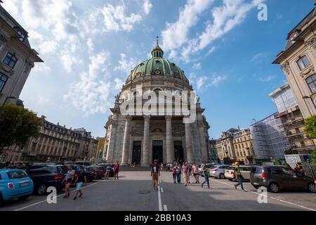 Frederiks Kirche alias Marmorkirche Marmorkirken in Kopenhagen, Dänemark, Europa Stockfoto