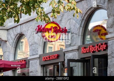 Hard Rock Cafe in Kopenhagen, Dänemark, Europa Stockfoto