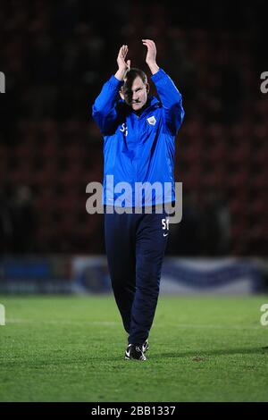 Manager Simon Grayson, Preston North End. Stockfoto