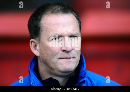 Manager Simon Grayson, Preston North End. Stockfoto