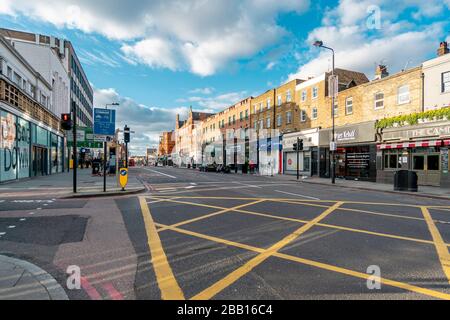 London auf Lock Down Coronavirus Stockfoto