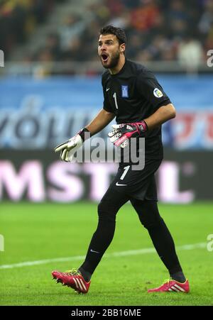 Griechenland Torhüter Orestis Karnezis Stockfoto