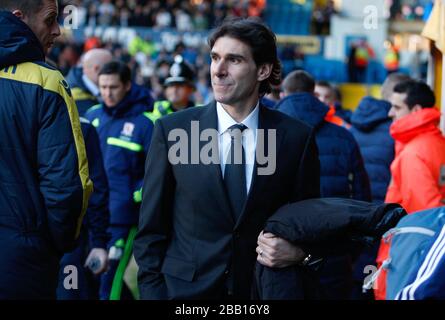 Middlesbrough FC-Manager Aitor Karanka vor der Partie Stockfoto