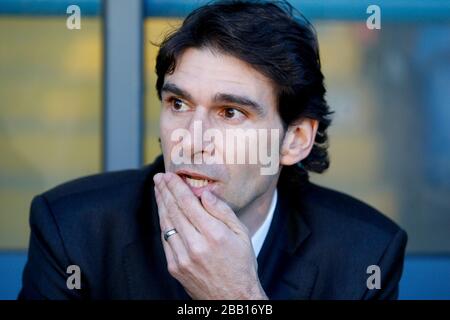 Middlesbrough FC-Manager Aitor Karanka vor der Partie Stockfoto