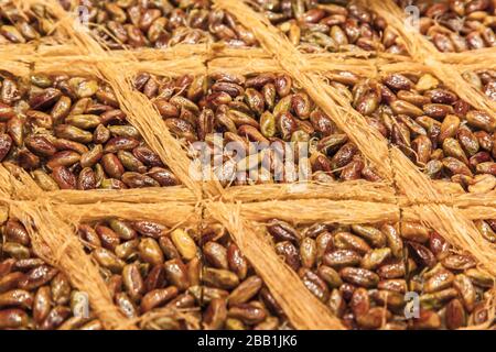 traditionelle Kadayif dessert Stockfoto