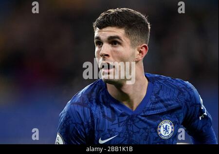 Chelseas Christian Pulisic in Aktion Stockfoto