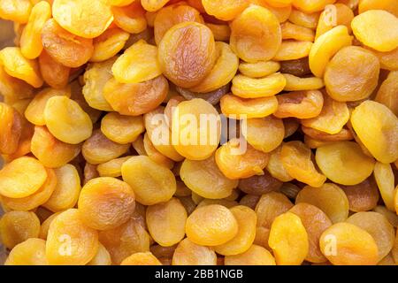 Sonne Getrocknet Aprikosenrot Stockfoto