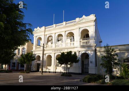 Historisches Cattle House ein ehemaliges Bankgebäude (1903) an der Quay Street Rockhampton Queensland Australien ist ein Beispiel für letztere Entwicklung kurz vor dem TH Stockfoto