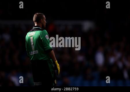 Leeds Uniteds Keeper Paddy Kenny während des Spiels gegen Birmingham City Stockfoto